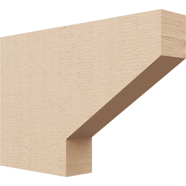 Ekena Millwork 2in. W x 8in. H x 12in. L Clemmons Woodgrain TimberThane Rafter Tail, Primed Tan RFTUR02X08X12CLERCPR - main